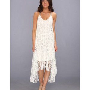 TBags High Low Crochet Dress